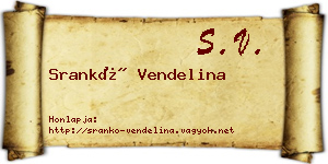 Srankó Vendelina névjegykártya